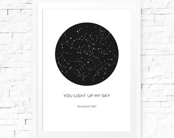 Tailor made constellation Etsy picture relating to Constellation Printable titled Tailor made constellation Etsy